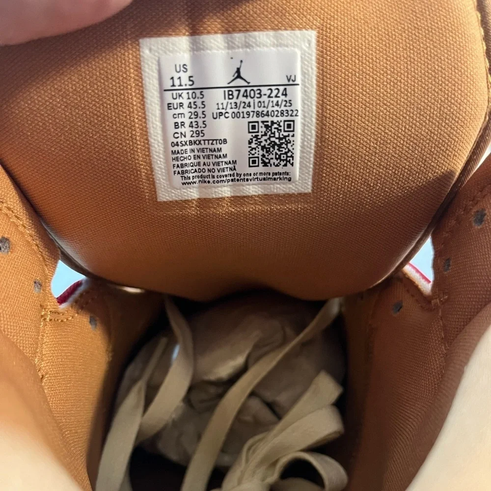 NEW Nike Air Jordan 1 Mid SE 'Cheeseburger' - Size 11.5 IB7403-224🔥🔥 - Picture 5 of 11